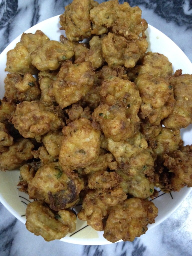 香脆鲜虾瘦肉丸
