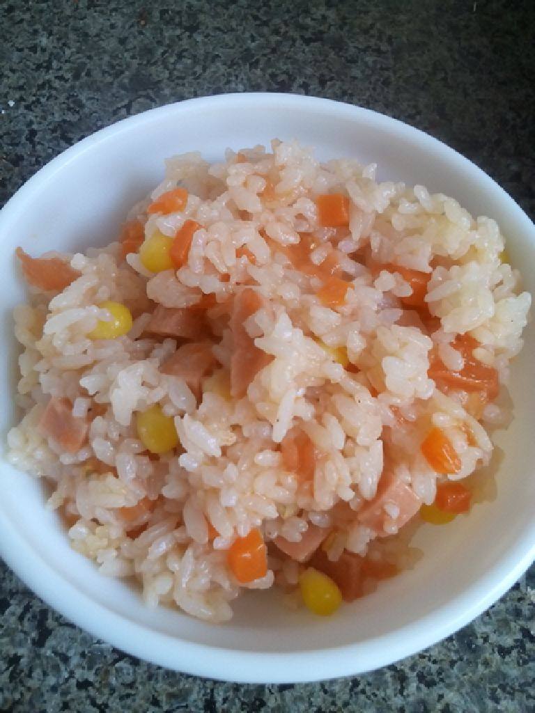 香肠焖饭