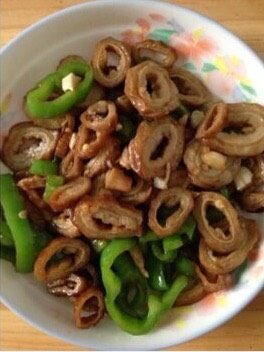 尖椒炒肥肠