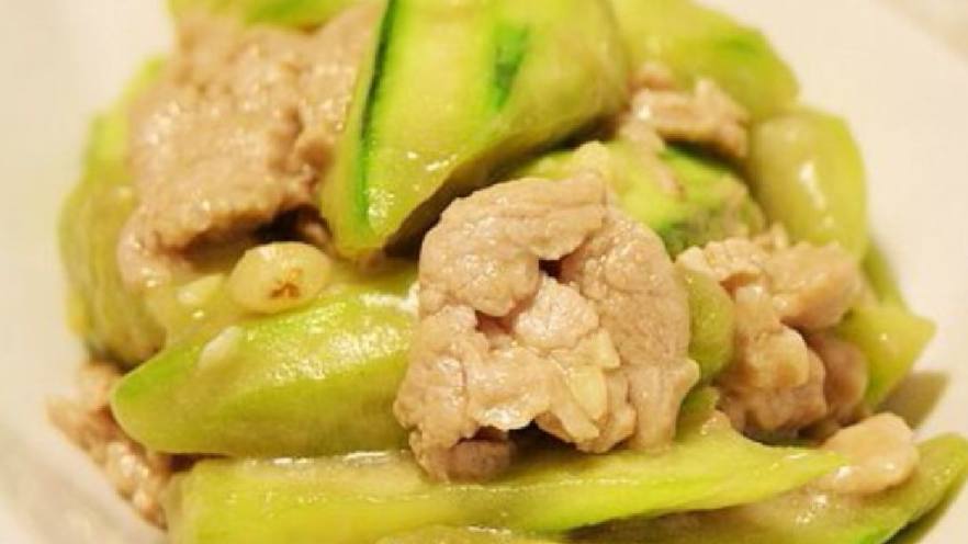 丝瓜炒肉