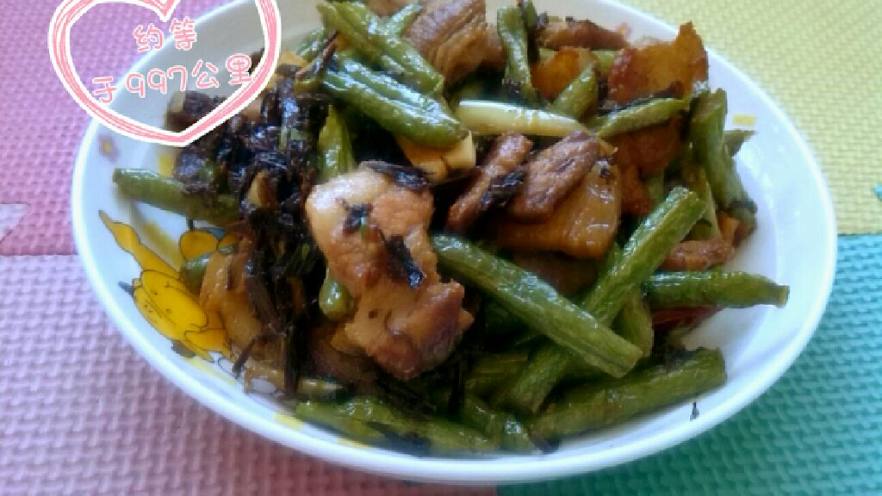 ≈干煸豆角梅菜烧回锅肉≈