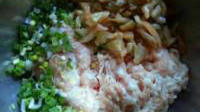 榨菜肉饼---乌江榨菜的做法,加入葱姜,榨菜