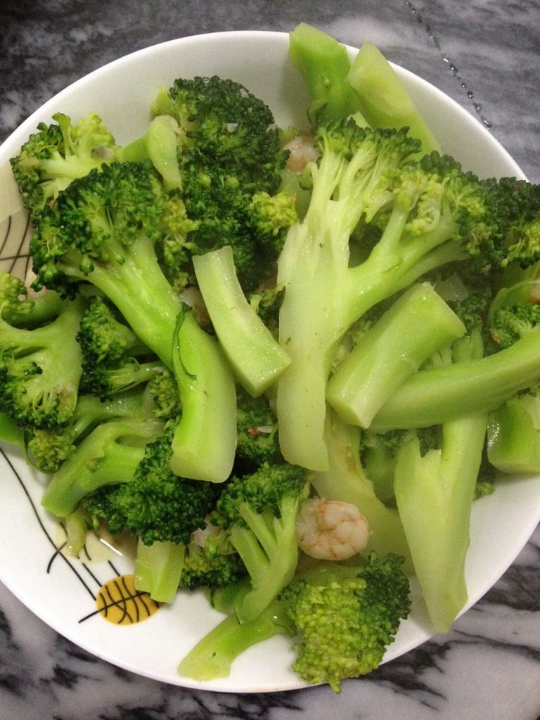 西兰花炒虾仁