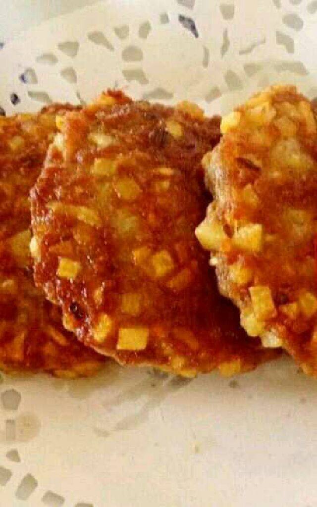 香煎猪肉土豆饼