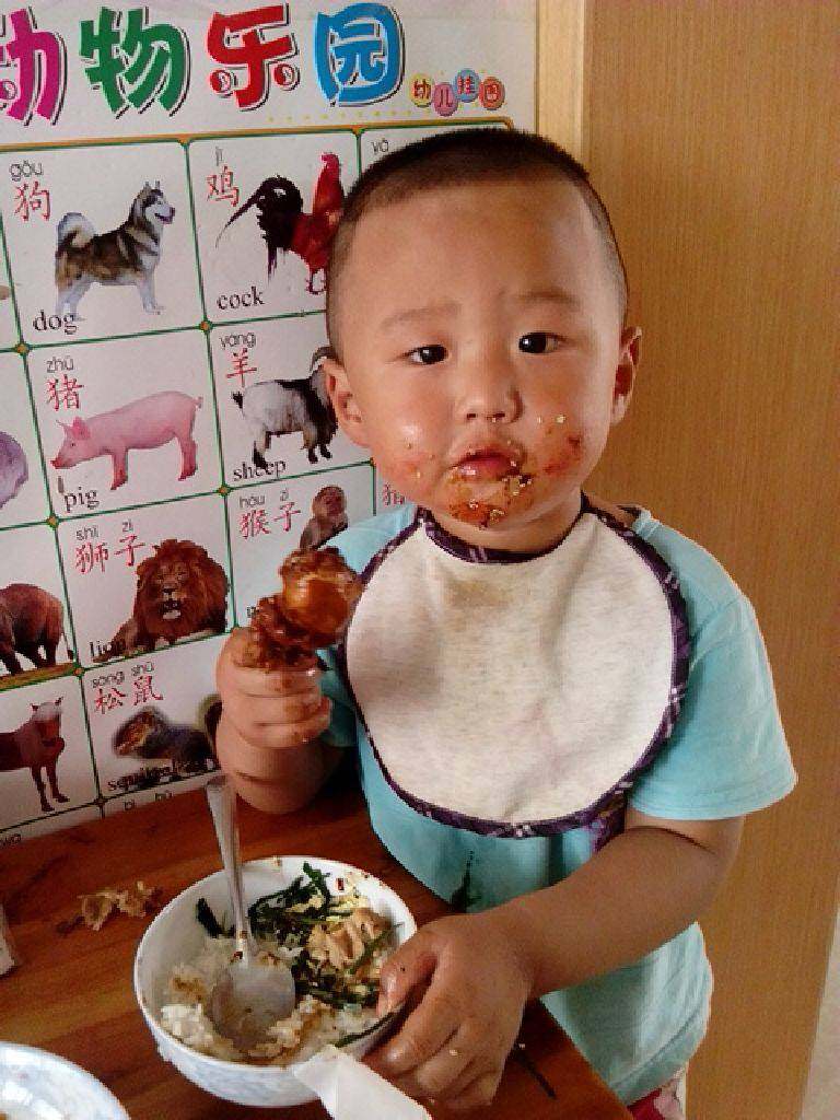 可乐鸡腿,看儿子吃的香！
