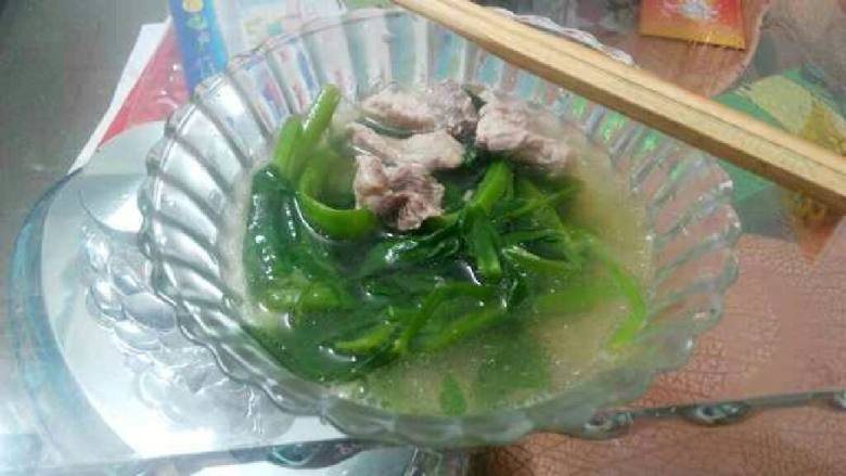 豆苗瘦肉汤