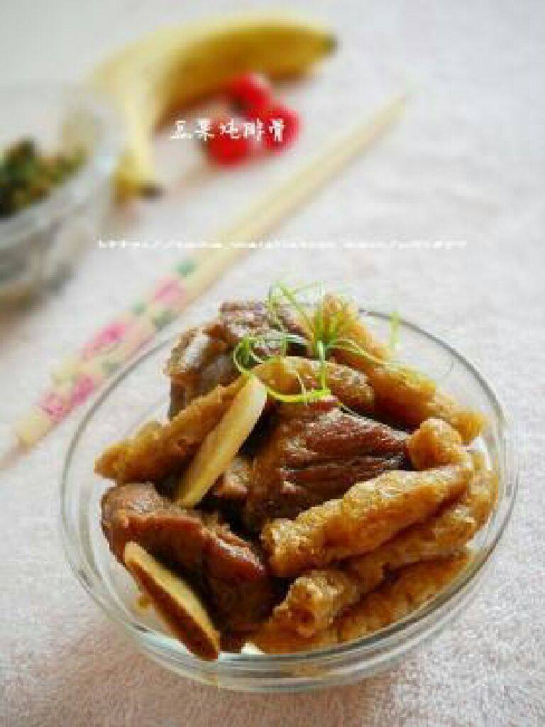 豆果炖排骨