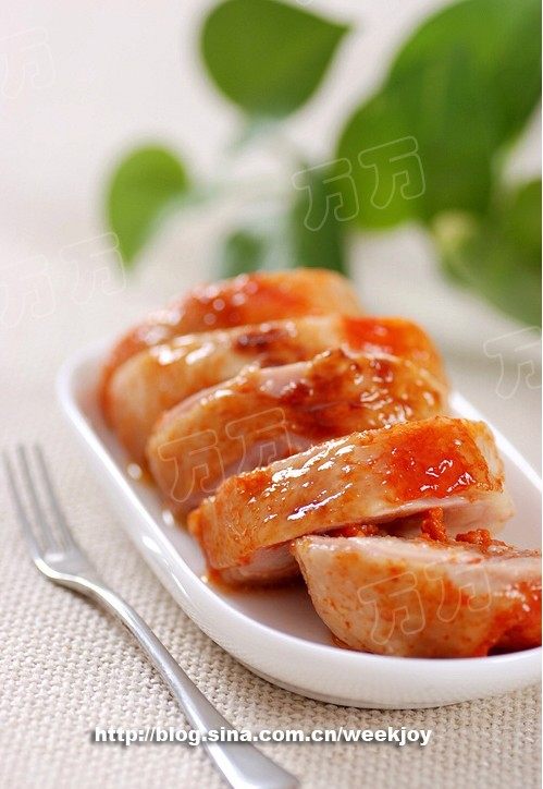 新奥尔良烤鸡腿卷