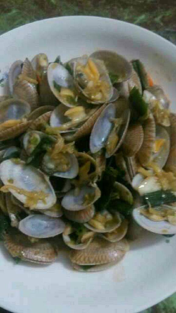 蒜爆花蛤