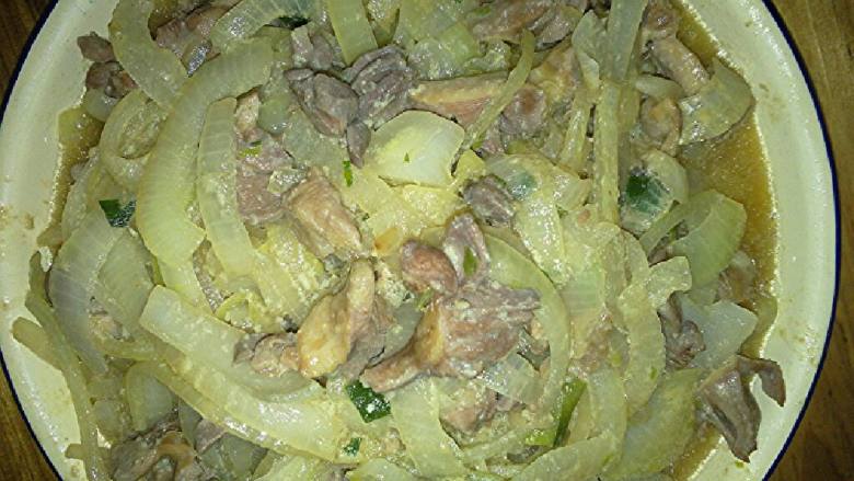 洋葱炒瘦肉