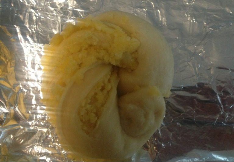 椰蓉面包,卷起,成功
