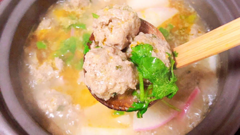 牛肉丸子汤,关火吧,味道太赞了👍