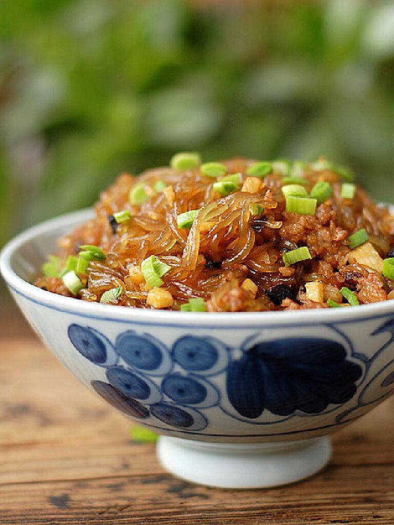 肉末炒粉丝