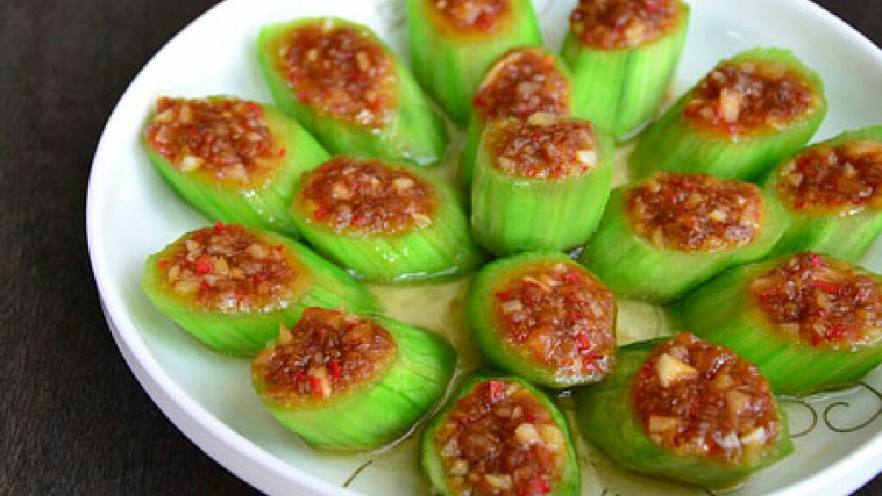 蒜蓉蒸丝瓜