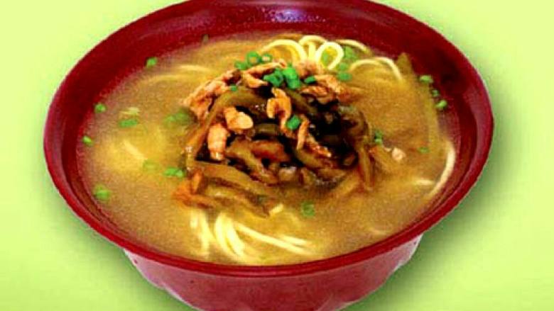 榨菜肉丝面