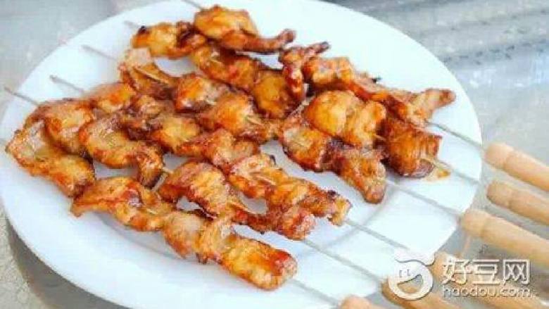 香辣五花肉串
