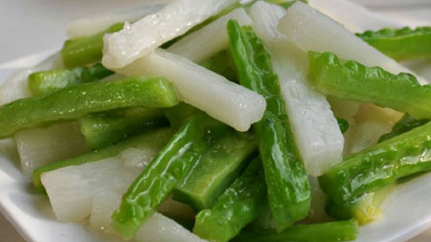 山药炒苦瓜