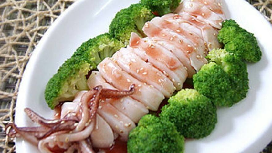 烧汁鱿鱼