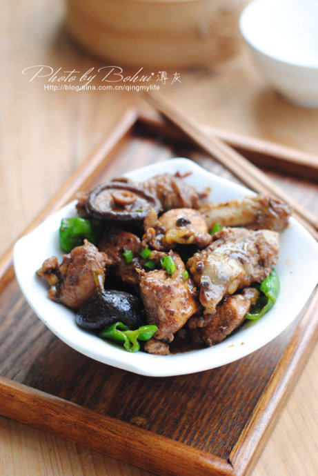 豆豉子鸡