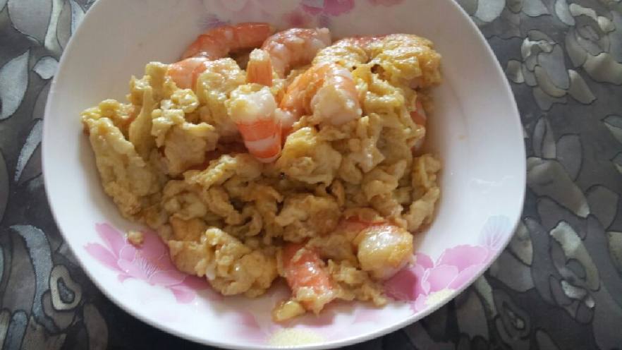 鲜虾炒鸡蛋