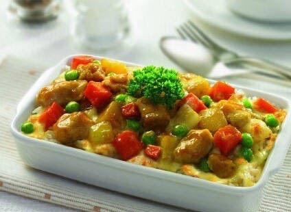 咖喱鸡肉焗饭