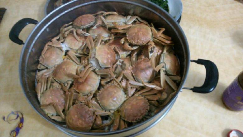 清蒸大闸蟹