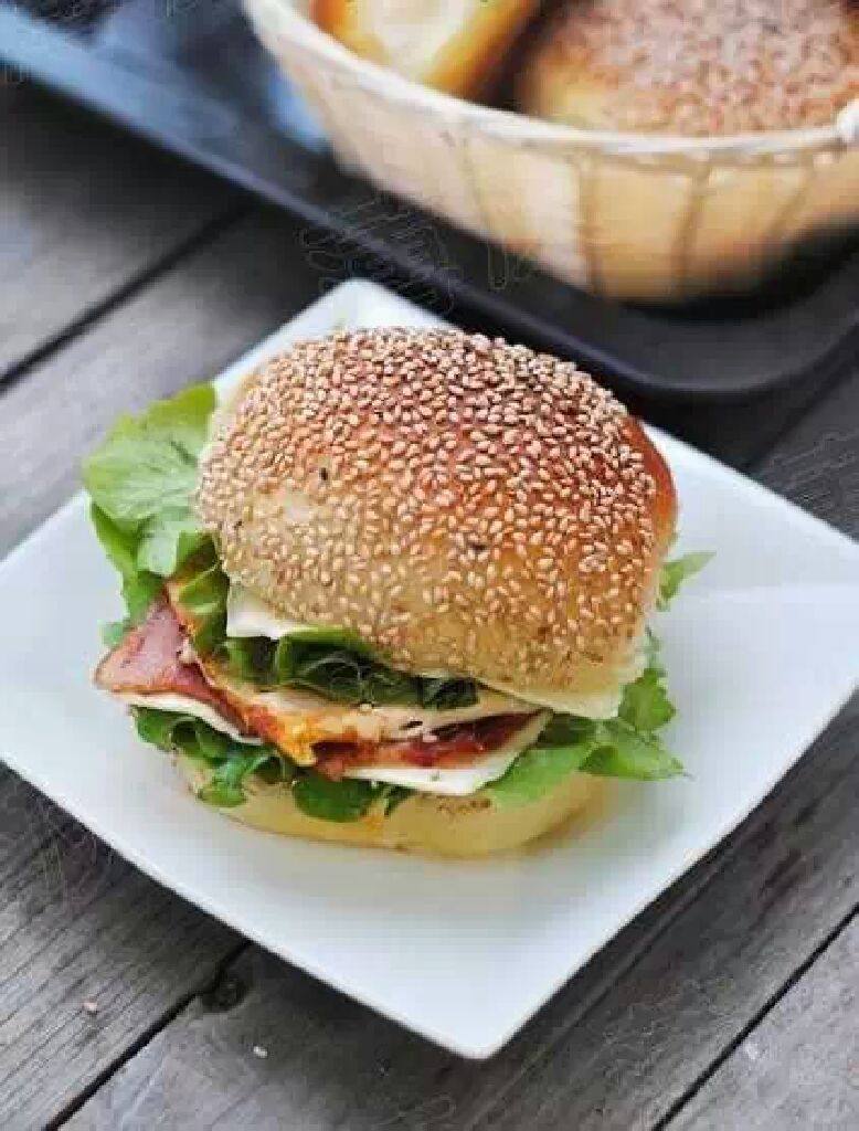 培根芝士蛋堡