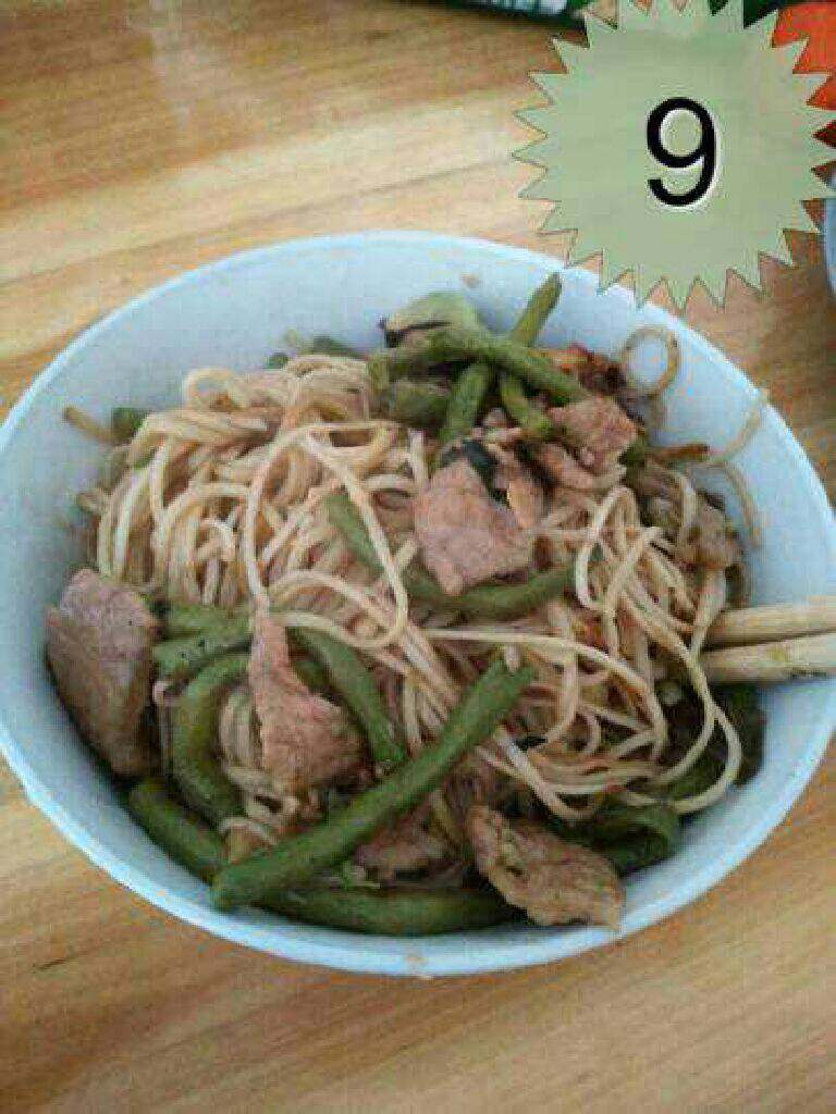 豆角焖面,美味的豆角焖面好了