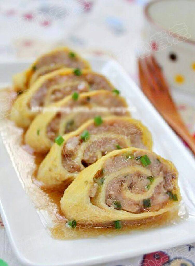 香葱鸡蛋卷