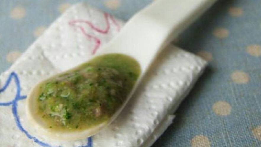 西兰花牛肉泥