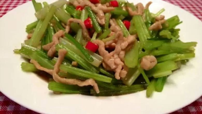 肉丝香芹