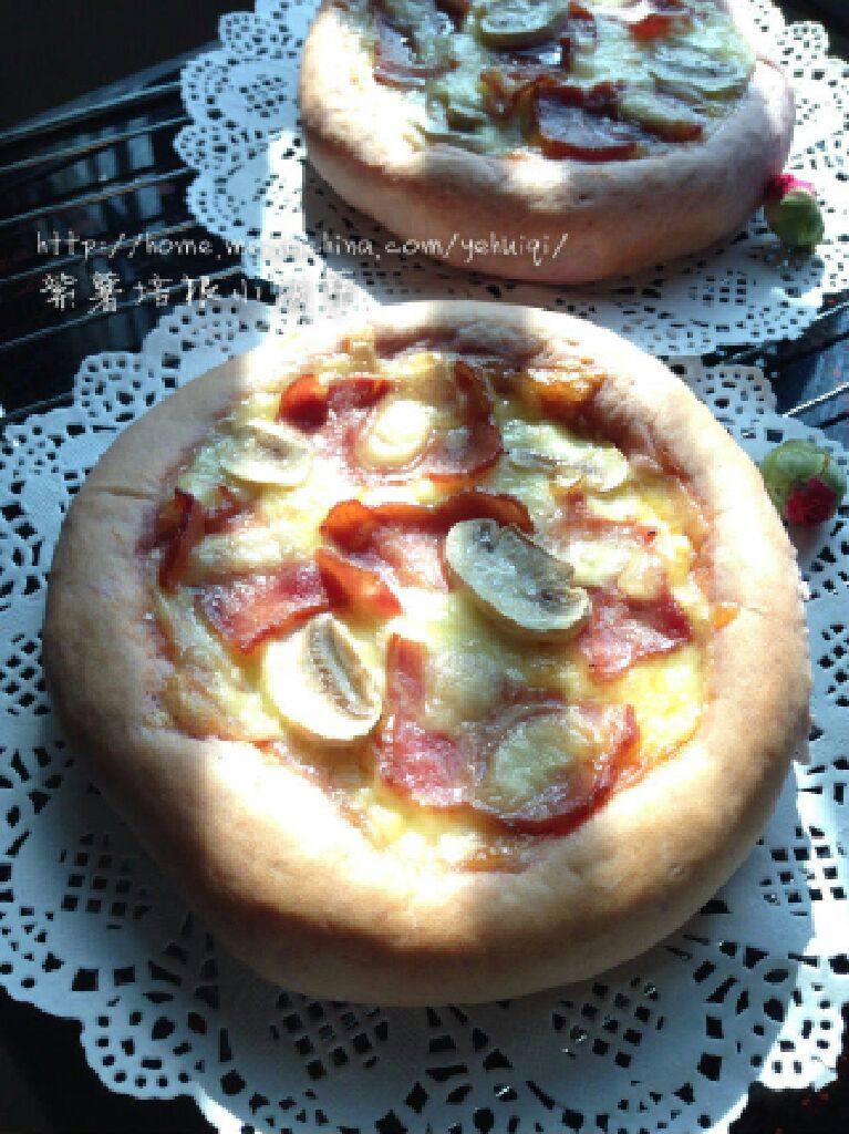 紫薯培根小披萨