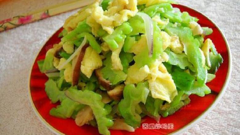 苦瓜炒蛋