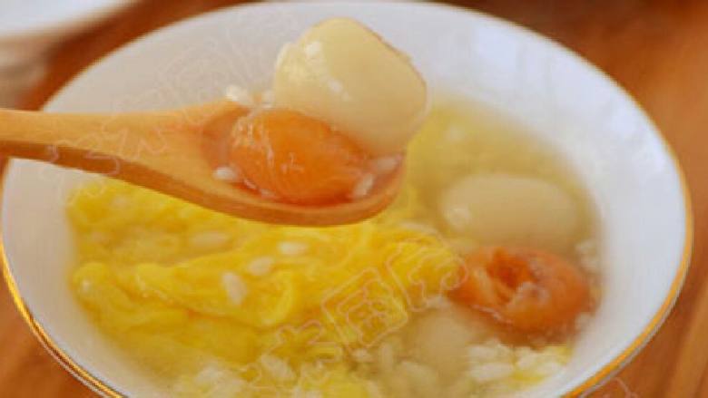 甜酒桂圆冲鸡蛋