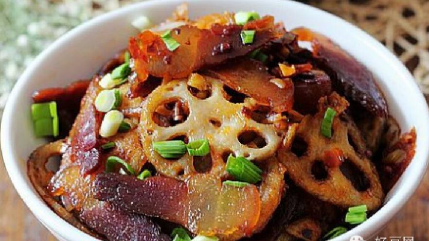 干锅香腊脆藕