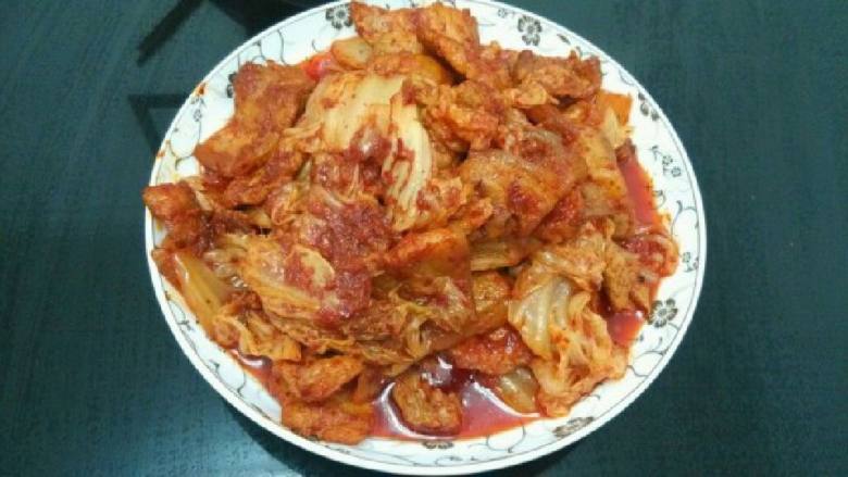 辣白菜炒肉
