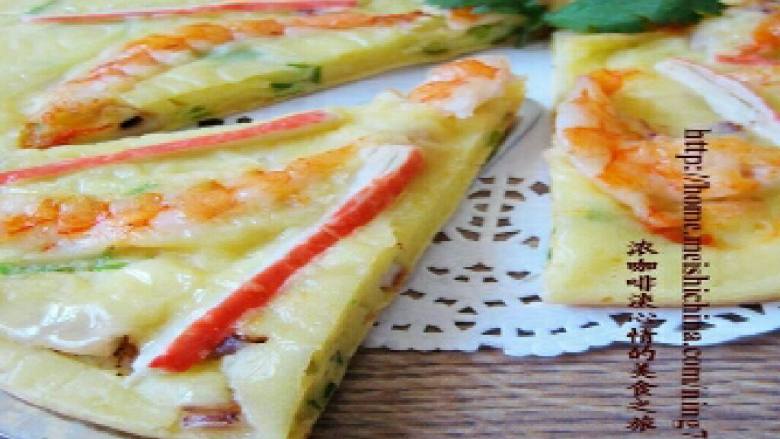 金牌海鲜煎饼