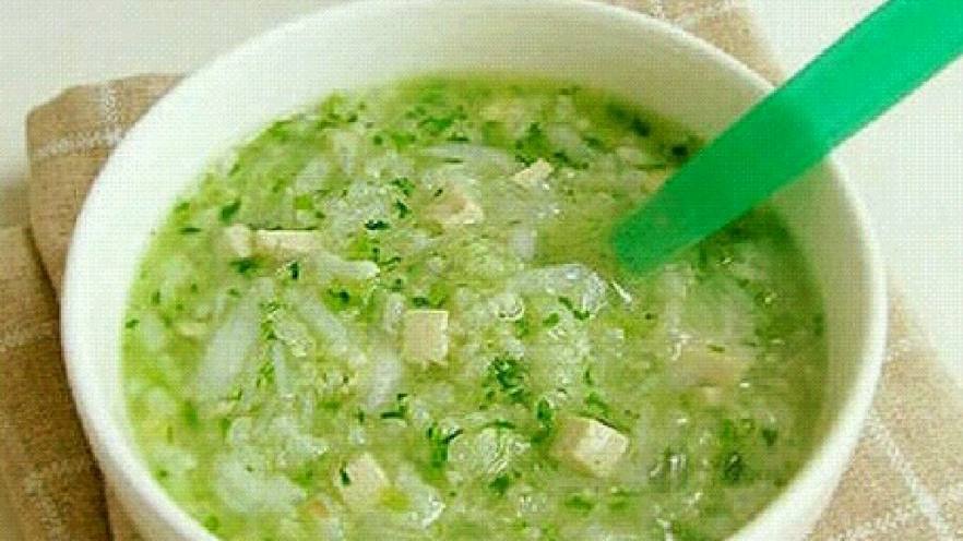 鱼泥豆腐青菜粥