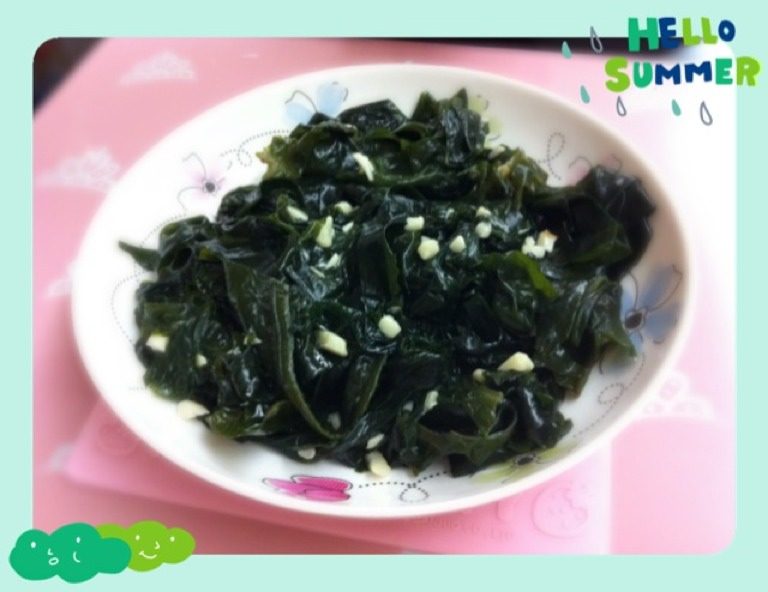 碧海繁星-麻油蒜蓉炒海带