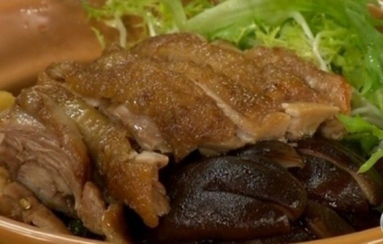 豆角油鸡