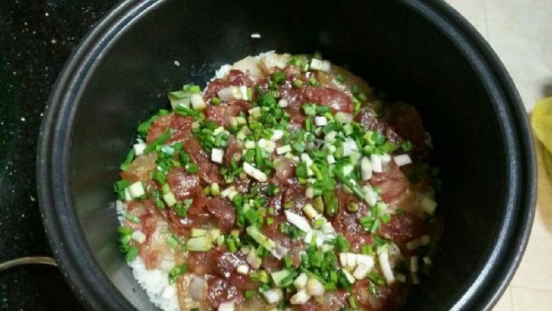 电饭锅腊味饭