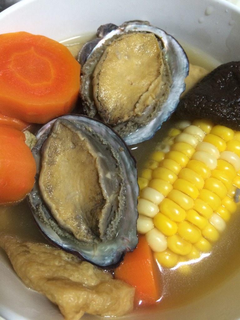 自制鲜鲍蔬汤