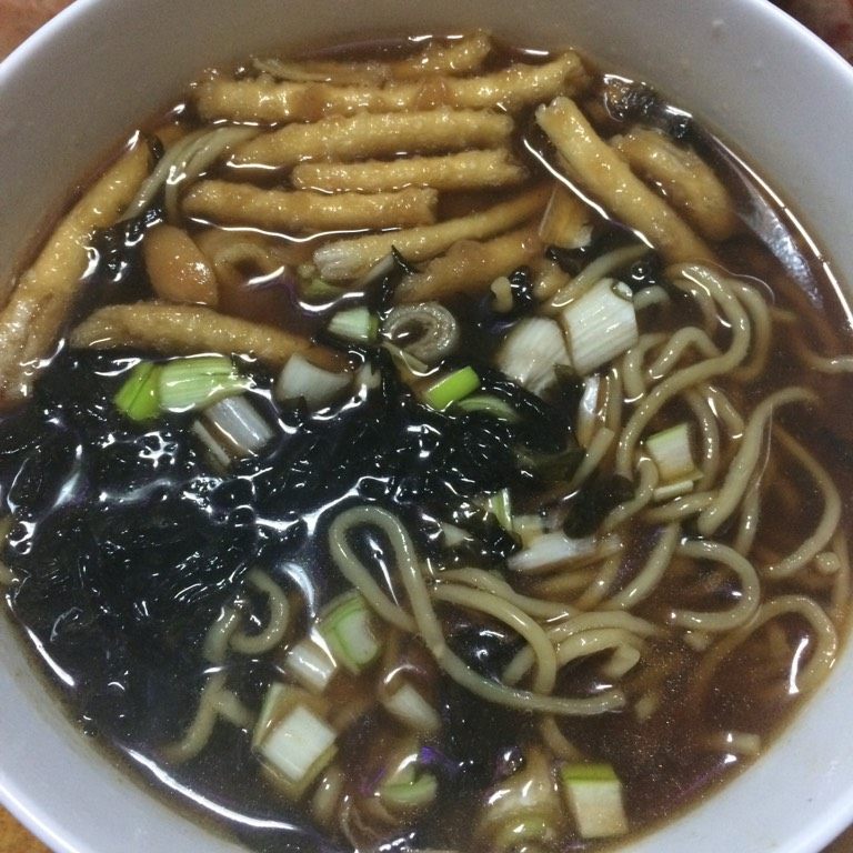 紫菜馓子汤面