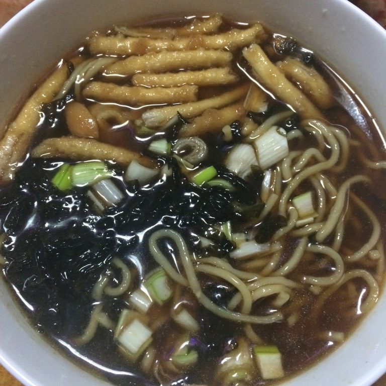 紫菜馓子汤面