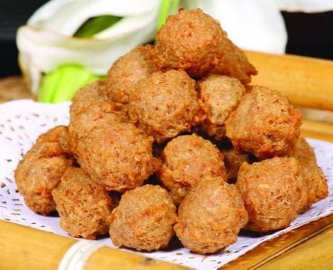 干炸小肉丸子