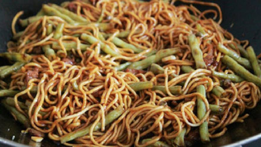 豆角焖面