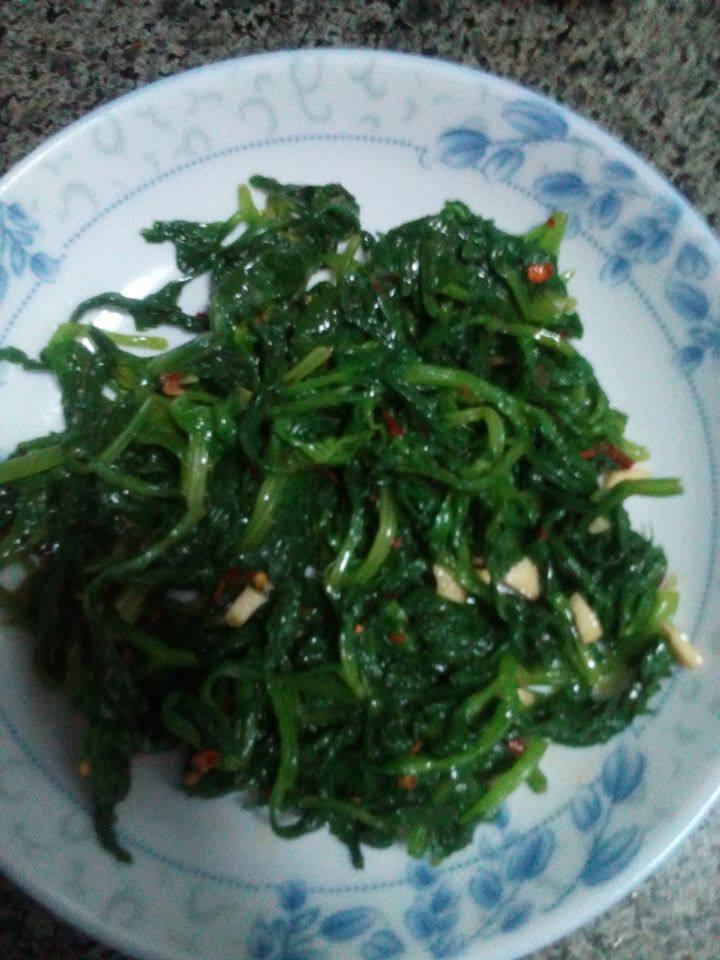 拌芹菜叶