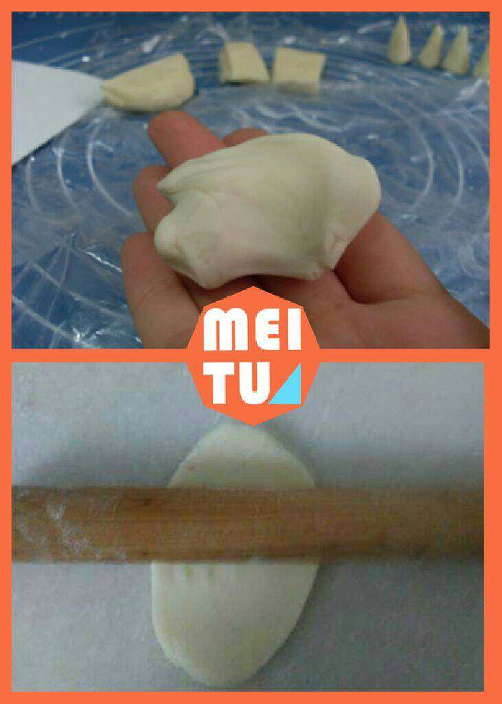 巧克力玫瑰花, 揉成这样，