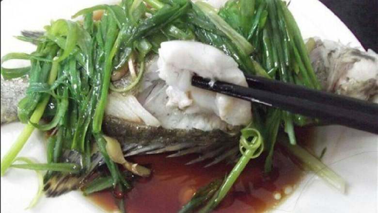 【清蒸桂花鱼】-年年有余,可以上桌了。肉嫩鲜味,清而不淡。