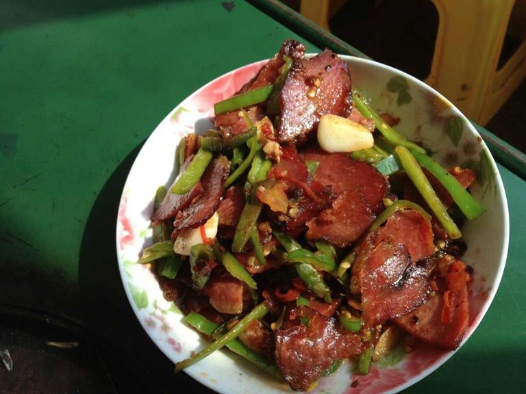 青椒腊肉